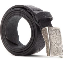 Pasek Męski DIESEL - B-Moon X05682 PR080 90 T8013. Czarne paski męskie Diesel, w paski, ze skóry. Za 229,00 zł.