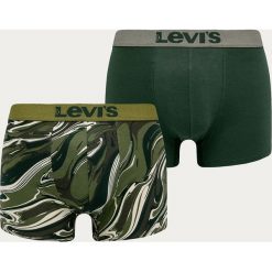 Levi's - Bokserki (2-pack). Zielone bokserki męskie Levi's®, bez wzorów, z elastanu. Za 119,90 zł.