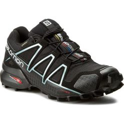 Buty SALOMON - Speedcross 4 Gtx W GORE-TEX 383187 20 G0 Black/Black. Czarne buty sportowe damskie Salomon, bez wzorów, ze skóry ekologicznej, sportowe, do biegania, salomon speedcross, gore-tex. W wyprzedaży za 489,00 zł.
