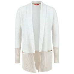 S.Oliver Ladies cardigan 05.710.64.2582.02X0 Biały (rozmiar 42). Białe swetry damskie S.Oliver, s, bez wzorów, z wełny, bez rękawów, bez kaptura. W wyprzedaży za 283,00 zł.