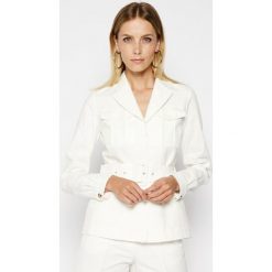 Kurtka przejściowa Victoria Victoria Beckham Double Cloth 2220WJK001115A. Białe kurtki damskie Victoria Victoria Beckham, bez wzorów, bez kaptura. W wyprzedaży za 1839,00 zł.