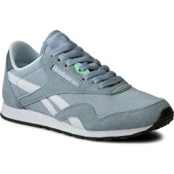 Buty Reebok - Cl Nylon Slim Hv BD1784 Grey/Stonewash/White/Mint. Szare buty sportowe damskie Reebok, bez wzorów, ze skóry, sportowe. W wyprzedaży za 209,00 zł.