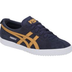 Asics granatowe Buty Onitsuka Tiger Mexico Delegation M D6E7L-400. Buty sportowe męskie Asics, ze skóry, bez zapięcia. W wyprzedaży za 359,00 zł.