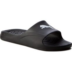 Klapki PUMA - Divecat 360274 02 Black/White. Czarne klapki męskie Puma, bez wzorów, z tworzywa sztucznego. W wyprzedaży za 69,99 zł.