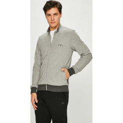 Emporio Armani - Bluza. Szare bluzy męskie marki Emporio Armani, m, z bawełny, bez kaptura. W wyprzedaży za 319,90 zł.