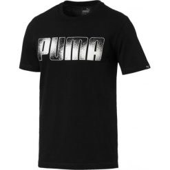 T-SHIRT BRAND TEE. Czarne t-shirty męskie Puma, m, bez wzorów, bez kołnierzyka. W wyprzedaży za 59,99 zł.