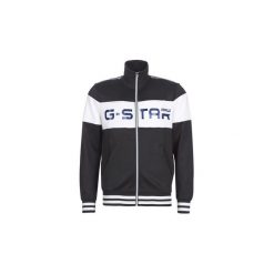 Bluzy dresowe G-Star Raw ALCHESAI SLIM TRACKTOP SW. Czarne bluzy męskie marki G-Star RAW, s, bez wzorów, z dresówki, retro, bez kołnierzyka, bez rękawów, bez kaptura. Za 529,00 zł.