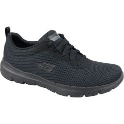 Skechers Flex Appeal 3.0 13070-BBK 36 Czarne. Czarne buty sportowe damskie Skechers, bez wzorów, sportowe. W wyprzedaży za 189,99 zł.