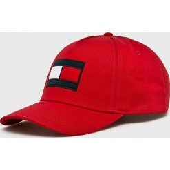 Tommy Hilfiger - Czapka. Czerwone czapki z daszkiem męskie marki TOMMY HILFIGER. Za 159,90 zł.