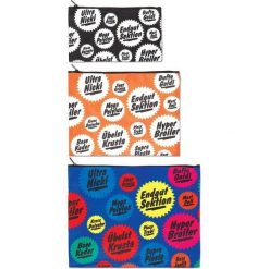 Saszetki Zip Pockets 3 szt. Type Mega. Saszetki damskie LOQI, bez wzorów, eleganckie, średnie, bez dodatków. Za 63,00 zł.