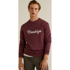 Mango Man - Bluza Chelsea. Brązowe bluzy męskie rozpinane marki Mango Man, l, z aplikacjami, z bawełny, bez kaptura. W wyprzedaży za 89,90 zł.