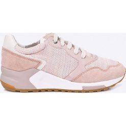 Geox - Buty. Szare buty sportowe damskie Geox, z materiału. W wyprzedaży za 299,90 zł.