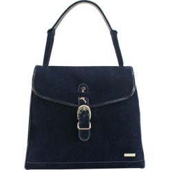 Torebki klasyczne damskie: Torebka w kolorze granatowym – (S)40 x (W)36 x (G)20 cm