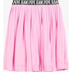 Pepe Jeans - Spódnica dziecięca Wendoline 122-176 cm. Różowe spódniczki damskie marki Pepe Jeans, l, z elastanu, midi, rozkloszowane. Za 239,90 zł.