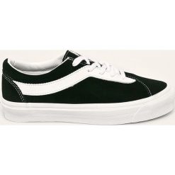 Vans - Tenisówki skórzane. Czarne trampki i tenisówki damskie Vans, bez wzorów, ze skóry, bez zapięcia. W wyprzedaży za 299,90 zł.