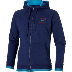 Bejsbolówki męskie: Asics Bluza męska Full Zip Hoodi niebieska r. L (123095.8052)