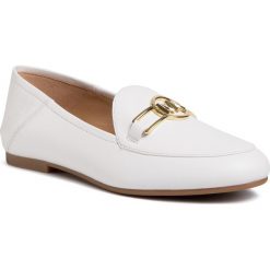 Półbuty MICHAEL MICHAEL KORS - Tracee Loafer 40S0TRFP1L Optic White. Białe półbuty damskie MICHAEL Michael Kors, bez wzorów, ze skóry, bez obcasa, na płaskiej podeszwie, bez zapięcia. Za 619,00 zł.