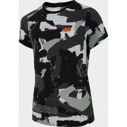 T-shirt chłopięcy (122-164) JTSM207 - multikolor. T-shirty chłopięce 4F JUNIOR, bez wzorów, z bawełny, bez rękawów. Za 39,99 zł.