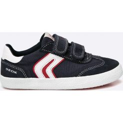 Geox - Tenisówki dziecięce. Szare buty chłopięce sportowe marki Geox, ze skóry. W wyprzedaży za 159,90 zł.