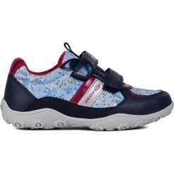 Sneakersy "Adalyn" w kolorze niebieskim. Niebieskie trampki dziewczęce geox kids, bez wzorów, bez zapięcia. W wyprzedaży za 134,95 zł.