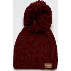 Pepe Jeans - Czapka Elissa. Brązowe czapki damskie marki Pepe Jeans, z jeansu. W wyprzedaży za 79,90 zł.