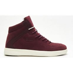 Wysokie sneakersy Internal - Bordowy. Czerwone sneakersy męskie Cropp, bez zapięcia. W wyprzedaży za 49,99 zł.