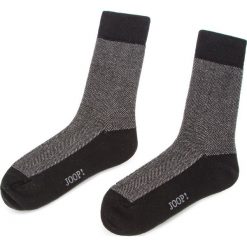 Skarpety Wysokie Unisex JOOP! - Herringbone Sock 900.076 Black 2000. Szare skarpetki damskie JOOP!, bez wzorów, z elastanu. Za 59,00 zł.