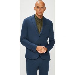 Only & Sons - Marynarka Zavier. Niebieskie garnitury męskie marki Only & Sons, xl, bez wzorów, z bawełny, klasyczne. W wyprzedaży za 179,90 zł.