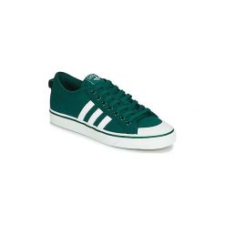 Buty adidas NIZZA. Zielone trampki męskie Adidas, bez wzorów, bez zapięcia. Za 209,30 zł.