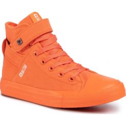 Trampki BIG STAR - FF274583 Orange. Pomarańczowe półbuty damskie BIG STAR, bez wzorów, z gumy, bez zapięcia. Za 139,00 zł.