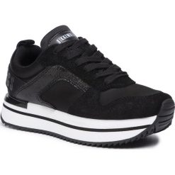 Sneakersy BIKKEMBERGS - Low Top Lace Up B4BKW0057 Black. Brązowe półbuty damskie Bikkembergs, bez wzorów, ze skóry, bez kołnierzyka. Za 949,00 zł.