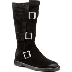 Buty zimowe damskie: Kozaki TWINSET – Biker Alto CS8PDA Nero 00006