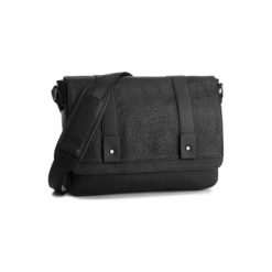 TORBA LANETTI RM0775 Czarny. Czarne torby męskie skórzane Lanetti, bez wzorów, ze skóry ekologicznej. Za 139,99 zł.