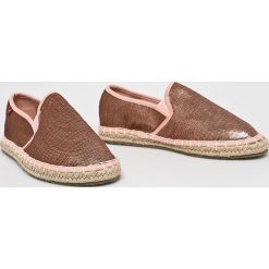 Big Star - Espadryle. Różowe espadryle damskie BIG STAR, bez wzorów, z materiału, bez obcasa, na obcasie. W wyprzedaży za 79,90 zł.