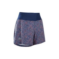 Spodenki do biegania RUN DRY damskie. Niebieskie szorty damskie marki KALENJI, xs, z elastanu, do biegania. W wyprzedaży za 29,99 zł.