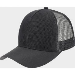 Czapka z daszkiem damska CAD003 - głęboka czerń. Czapki damskie . W wyprzedaży za 29,99 zł.