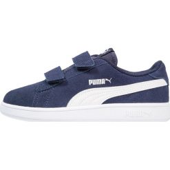 Puma SMASH V2 SD V PS Tenisówki i Trampki peacoat/white. Niebieskie trampki chłopięce Puma, z gumy. Za 169,00 zł.