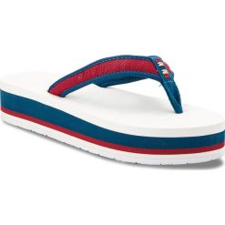 Japonki NAPAPIJRI - Ariel 16798558 Blue/Red/White N655. Czerwone klapki damskie Napapijri, bez wzorów, z tworzywa sztucznego, bez obcasa. W wyprzedaży za 119,00 zł.