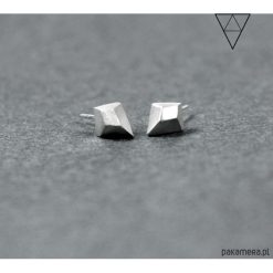 Kolczyki damskie: Minimalistyczne kolczyki wkrętki DIAMOND IV