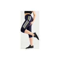 Rybaczki fitness cardio damskie 120 granatowe. Niebieskie rybaczki damskie DOMYOS, m, bez wzorów, z elastanu. Za 49,99 zł.
