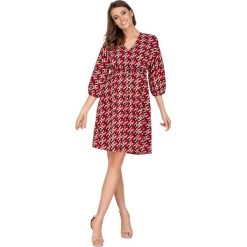 Sukienka boho rozkloszowana - multikolor, 42. Sukienki damskie e-margeritka.pl, bez wzorów, z elastanu, eleganckie, bez rękawów, bez kaptura. Za 159,99 zł.