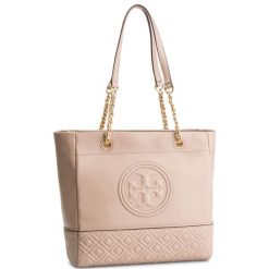 Torebka TORY BURCH - 52983 Light Taupe 268. Brązowe torebki klasyczne damskie marki Tory Burch, bez wzorów, ze skóry, bez dodatków. Za 2449,00 zł.