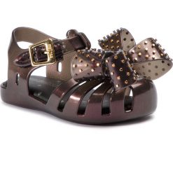 Sandały MELISSA - Mini Melissa Aranha XIII Bb 32443 Black 19936. Pomarańczowe sandały dziewczęce Melissa, z tworzywa sztucznego, bez zapięcia. W wyprzedaży za 169,00 zł.