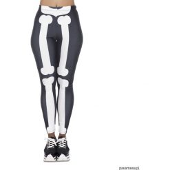 Odzież: legginsy damskie fullprint halloween bones print