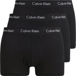 Calvin Klein Bokserki Calvin Klein. Czarne bokserki męskie Calvin Klein, bez wzorów, z elastanu. Za 94,00 zł.