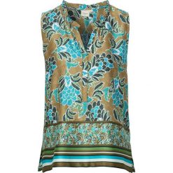 Cream Bluzka Bahia turkusowy zielony female niebieski/turkusowy/zielony 36. Niebieskie bluzki damskie Cream, bez wzorów, z tkaniny, z dekoltem w serek. Za 329,00 zł.