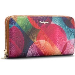 Duży Portfel Damski DESIGUAL - 18WAYP11 3016. Różowe portfele damskie Desigual, ze skóry ekologicznej. W wyprzedaży za 189,00 zł.
