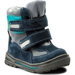 Buty zimowe chłopięce: Śniegowce RENBUT – 12-1463 Niebieski