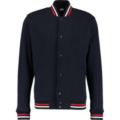 Bluzy męskie: Urban Classics NEW 3 TONE COLLEGE Bluza rozpinana navy/fired/white