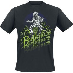 T-shirty męskie z nadrukiem: Beetlejuice Faded T-Shirt czarny